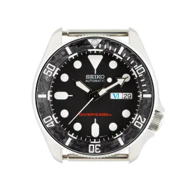 SKX007/SRPD Lumed Forged Carbon Bezel Insert: Sub Style Black