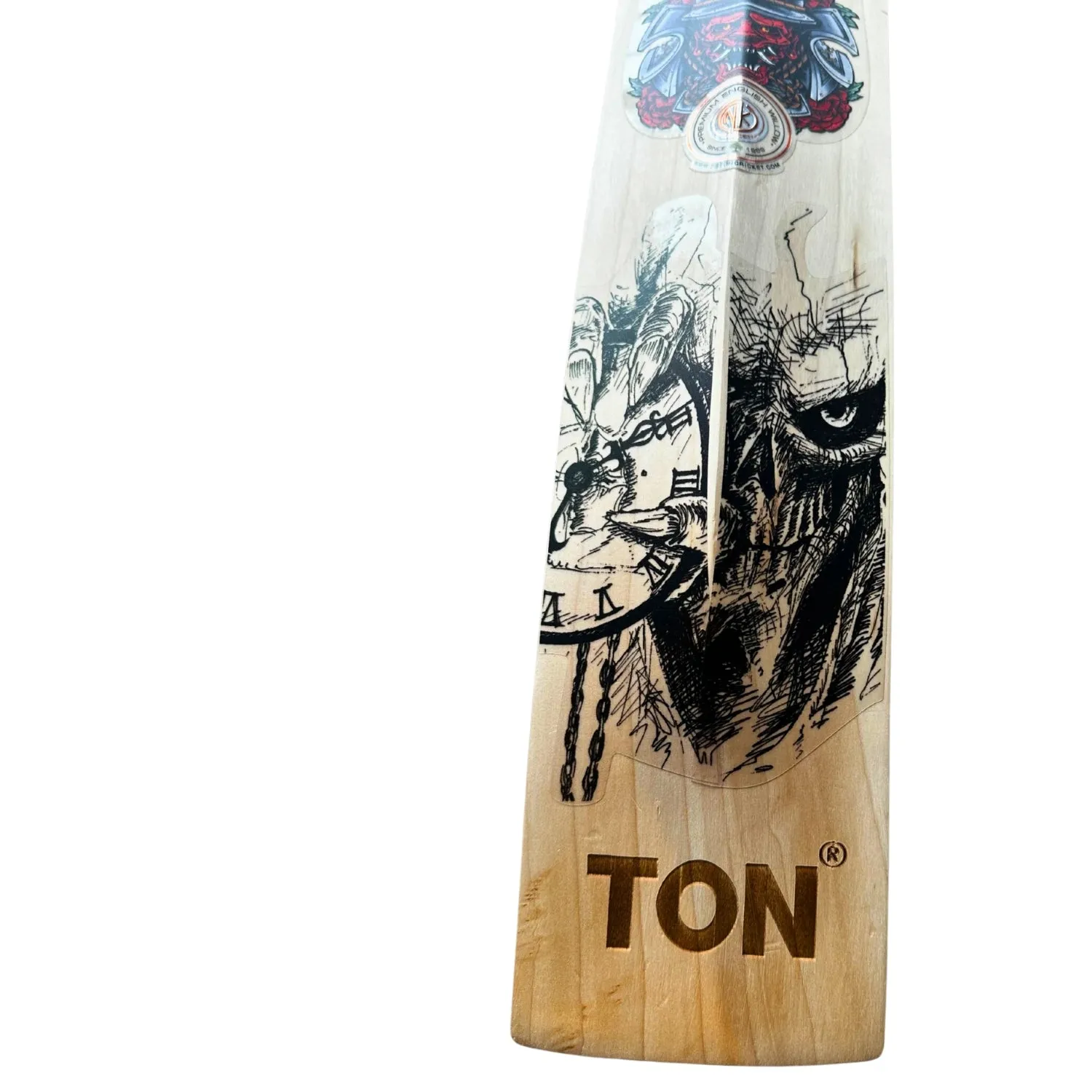 SS Cricket Bat Devils-Green English Willow - SH