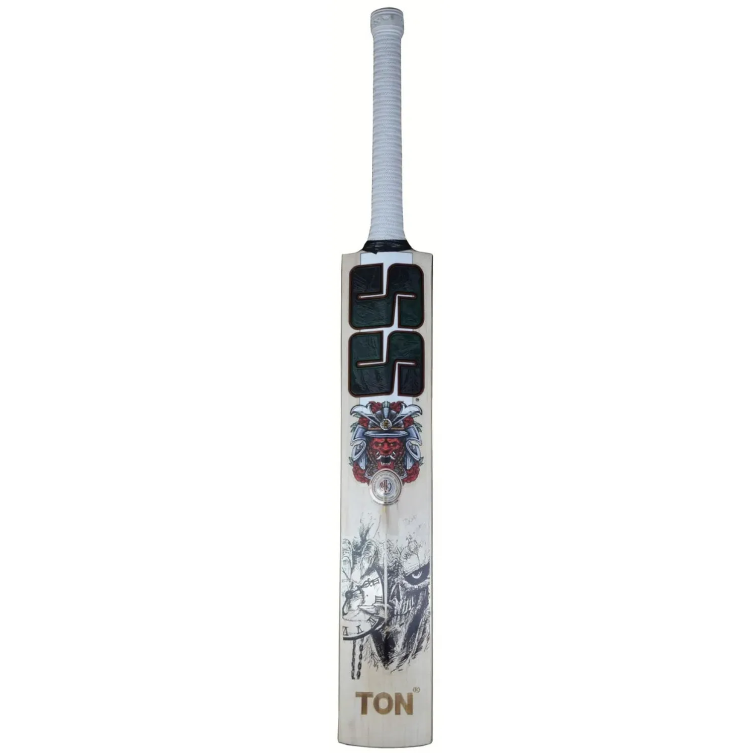 SS Cricket Bat Devils-Green English Willow - SH
