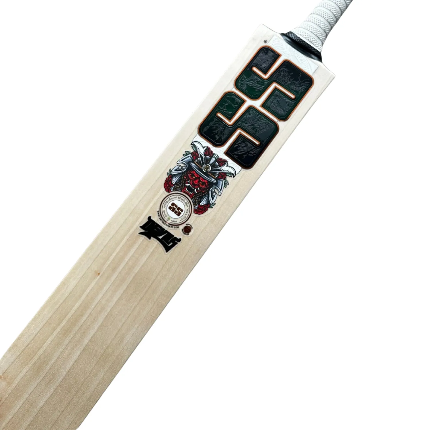 SS Cricket Bat Devils-Green English Willow - SH