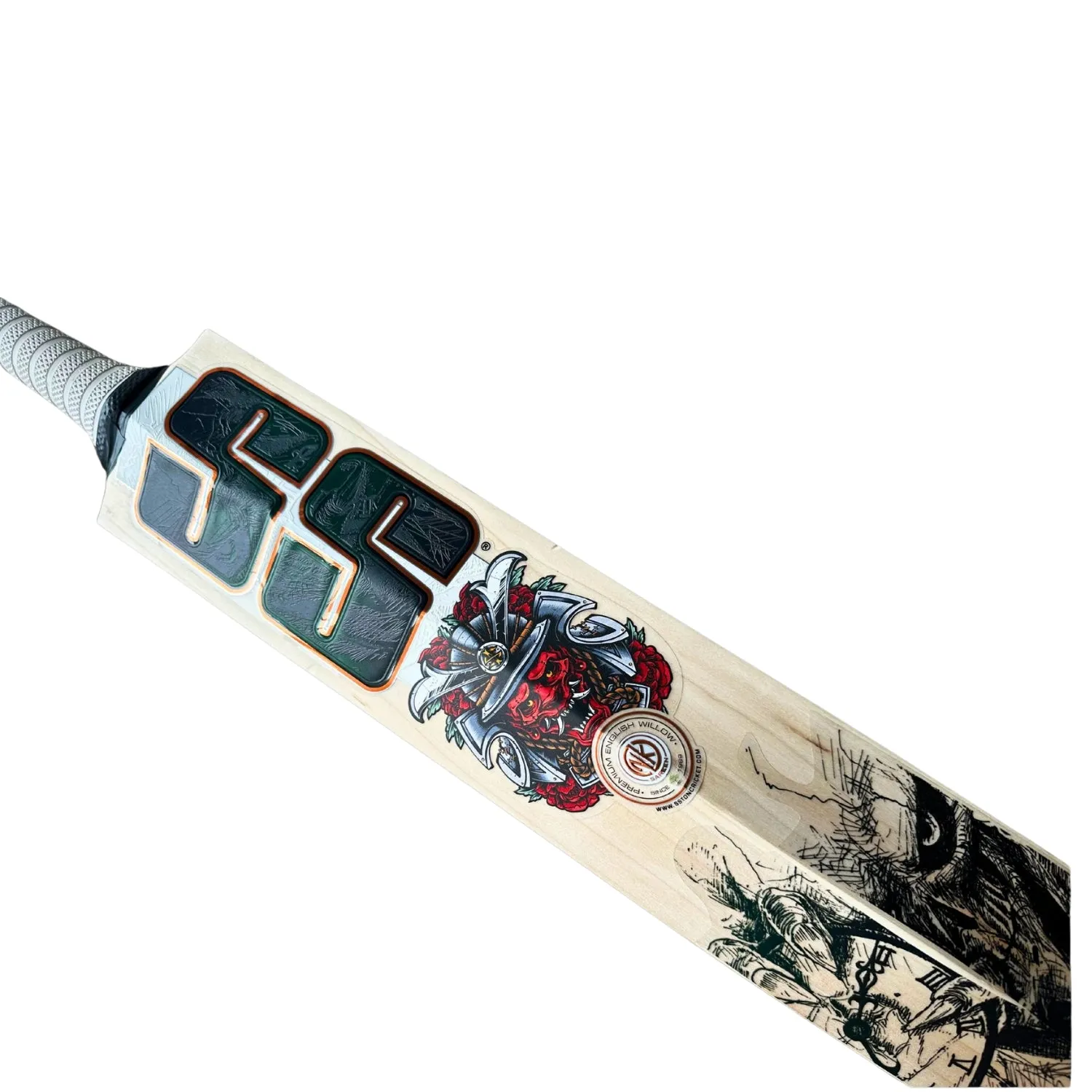 SS Cricket Bat Devils-Green English Willow - SH