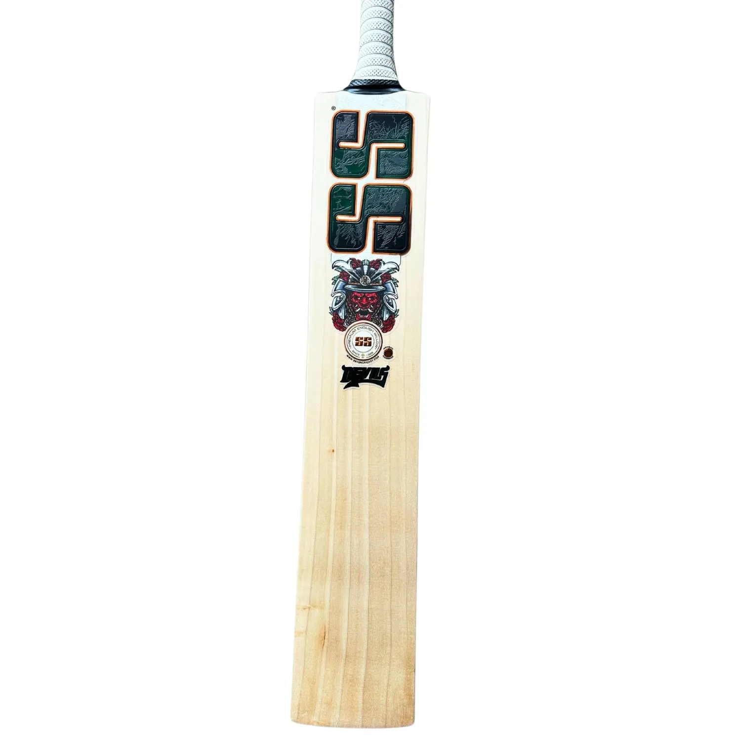 SS Cricket Bat Devils-Green English Willow - SH