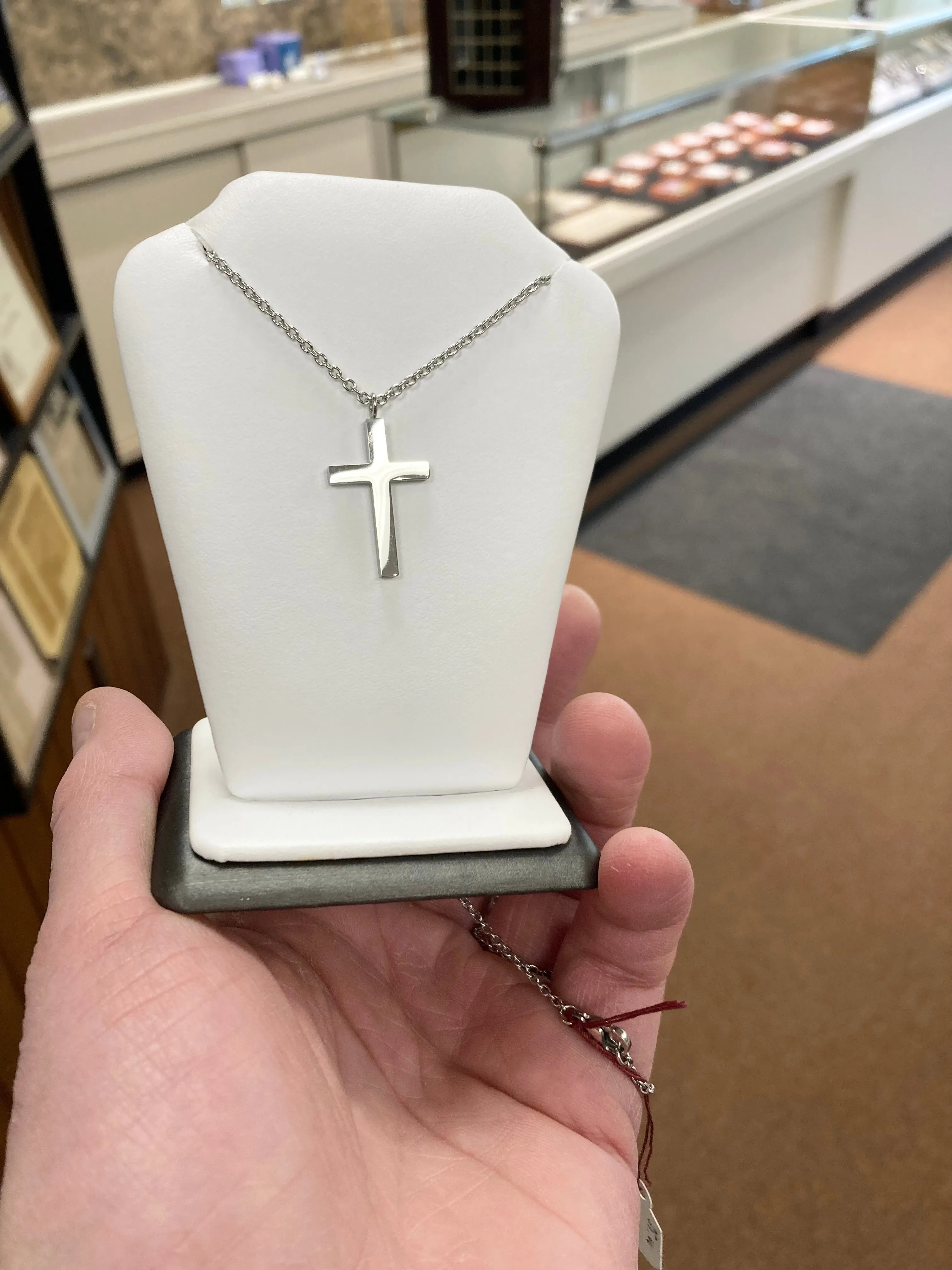 Stainless Steel Cross And Chain