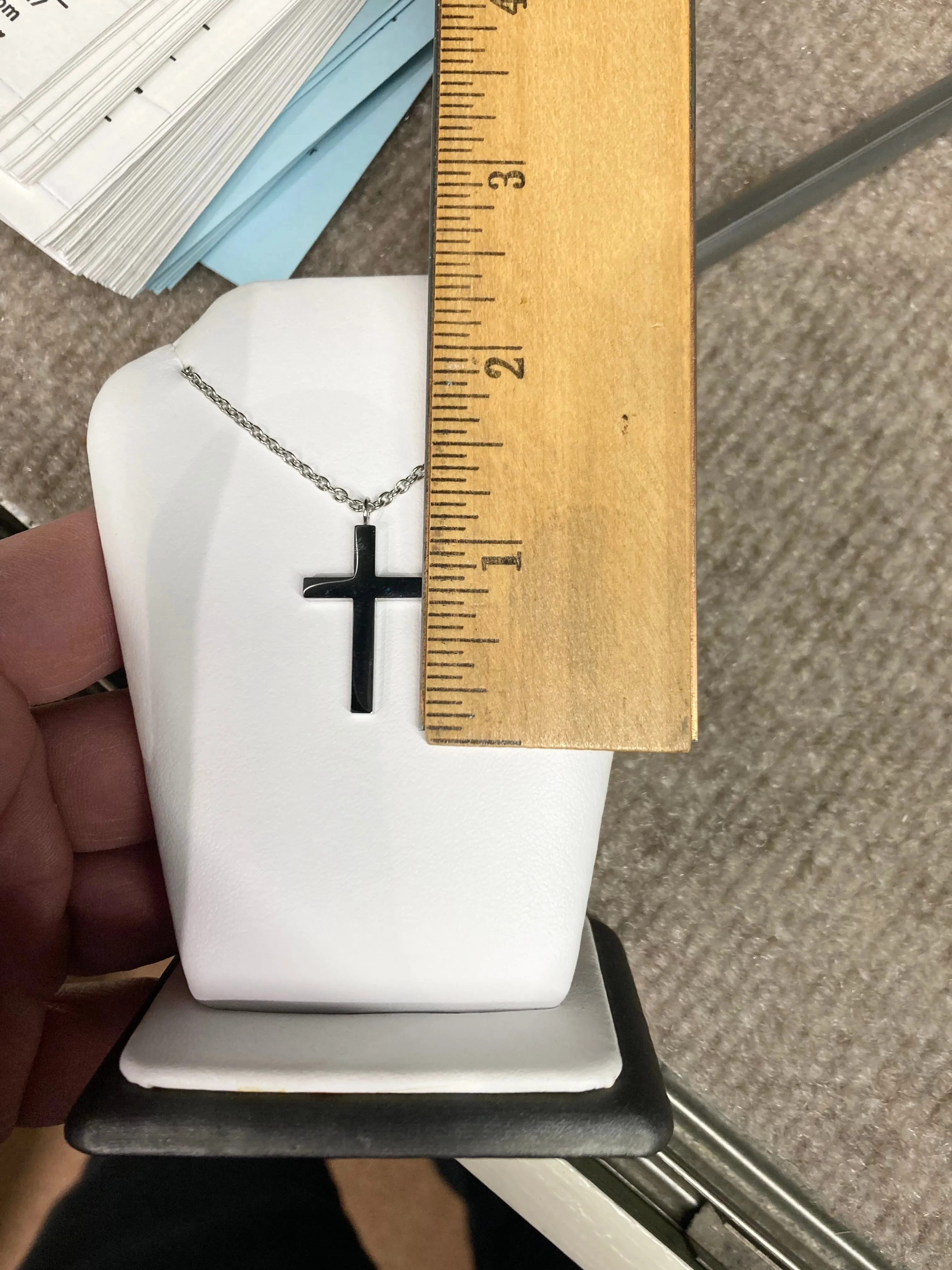 Stainless Steel Cross And Chain