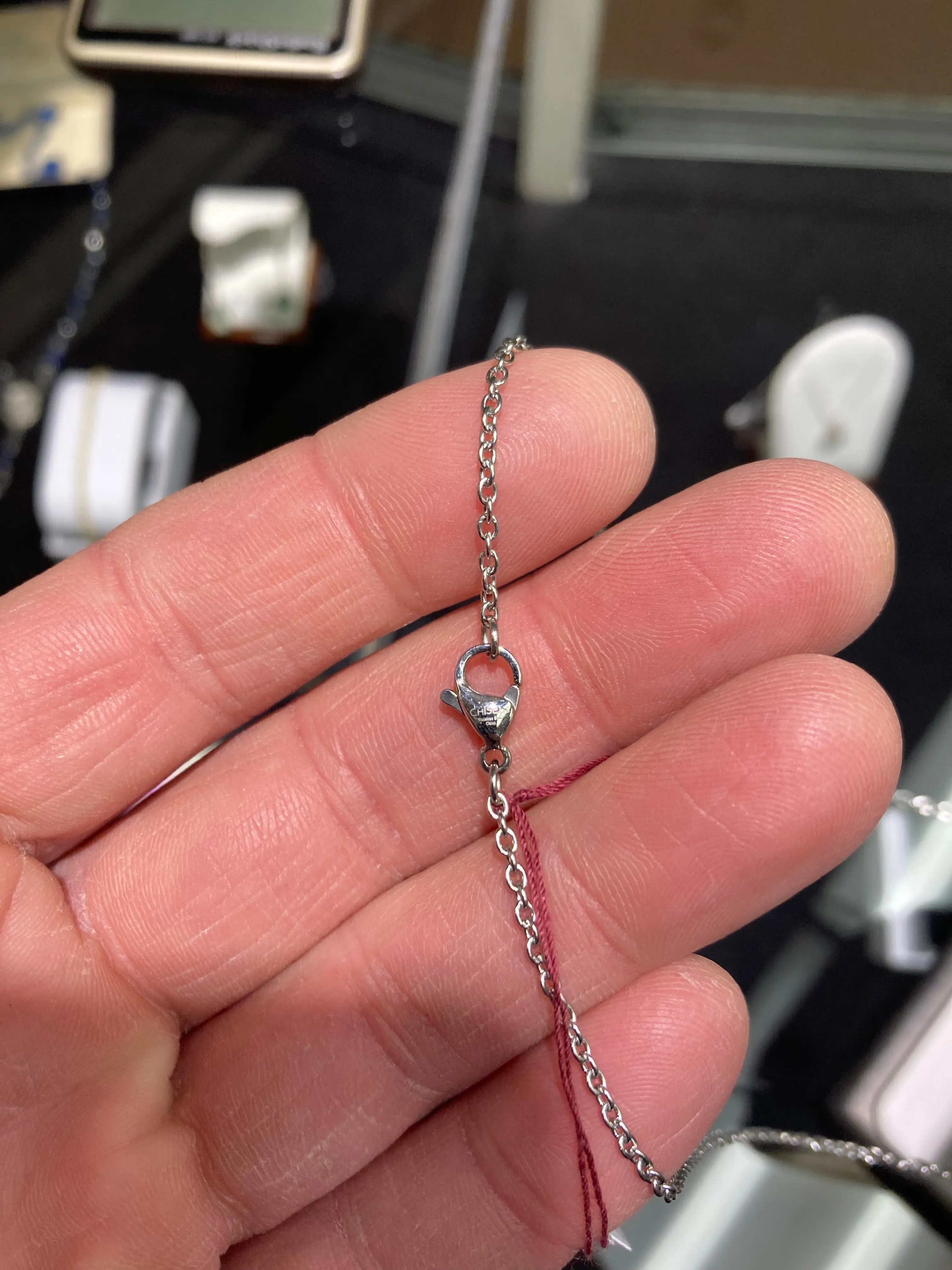 Stainless Steel Cross And Chain