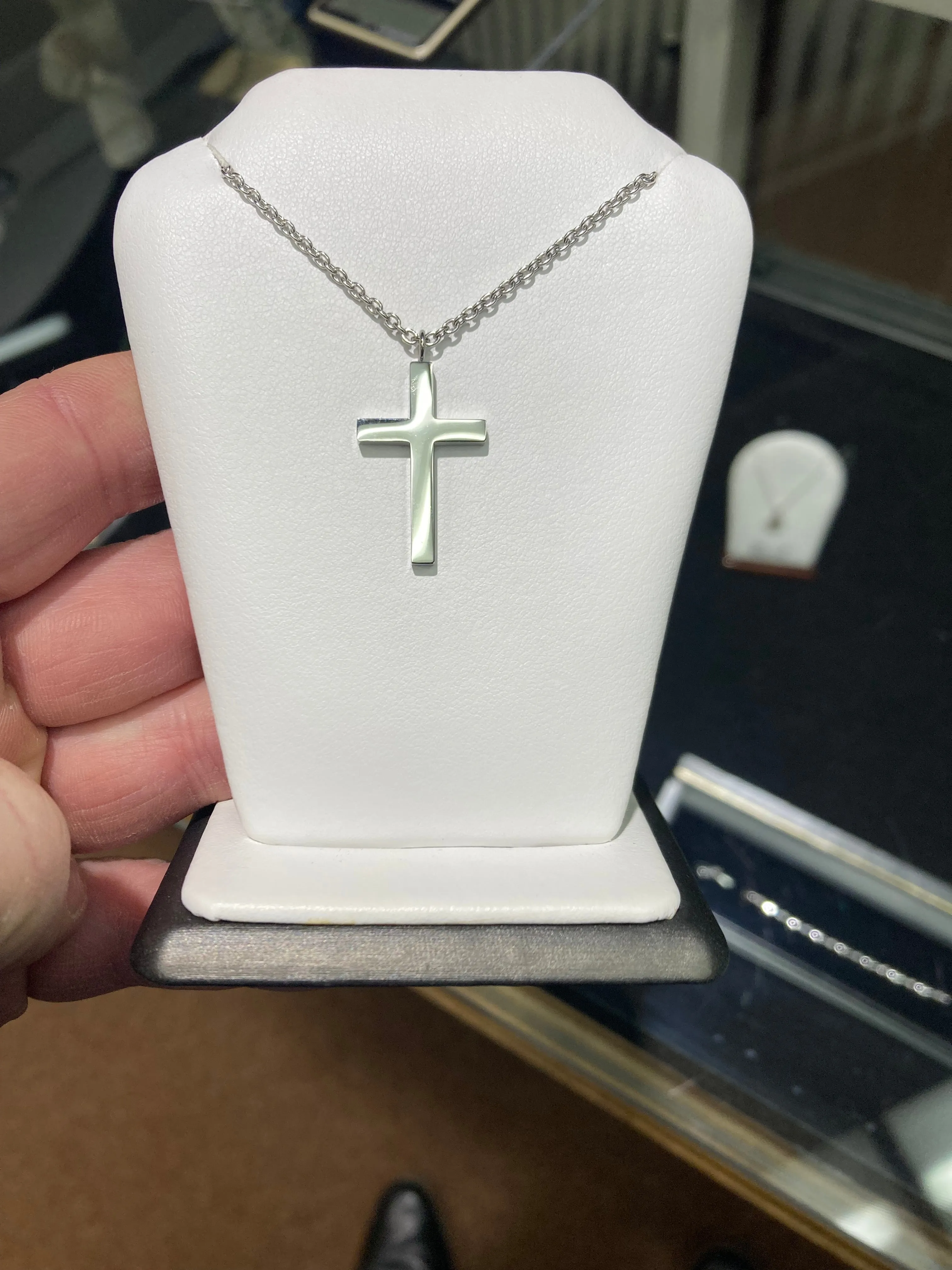 Stainless Steel Cross And Chain