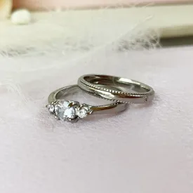 Stainless Steel Ring Duo