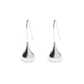 Sterling Silver Teardrop French Hook Earrings