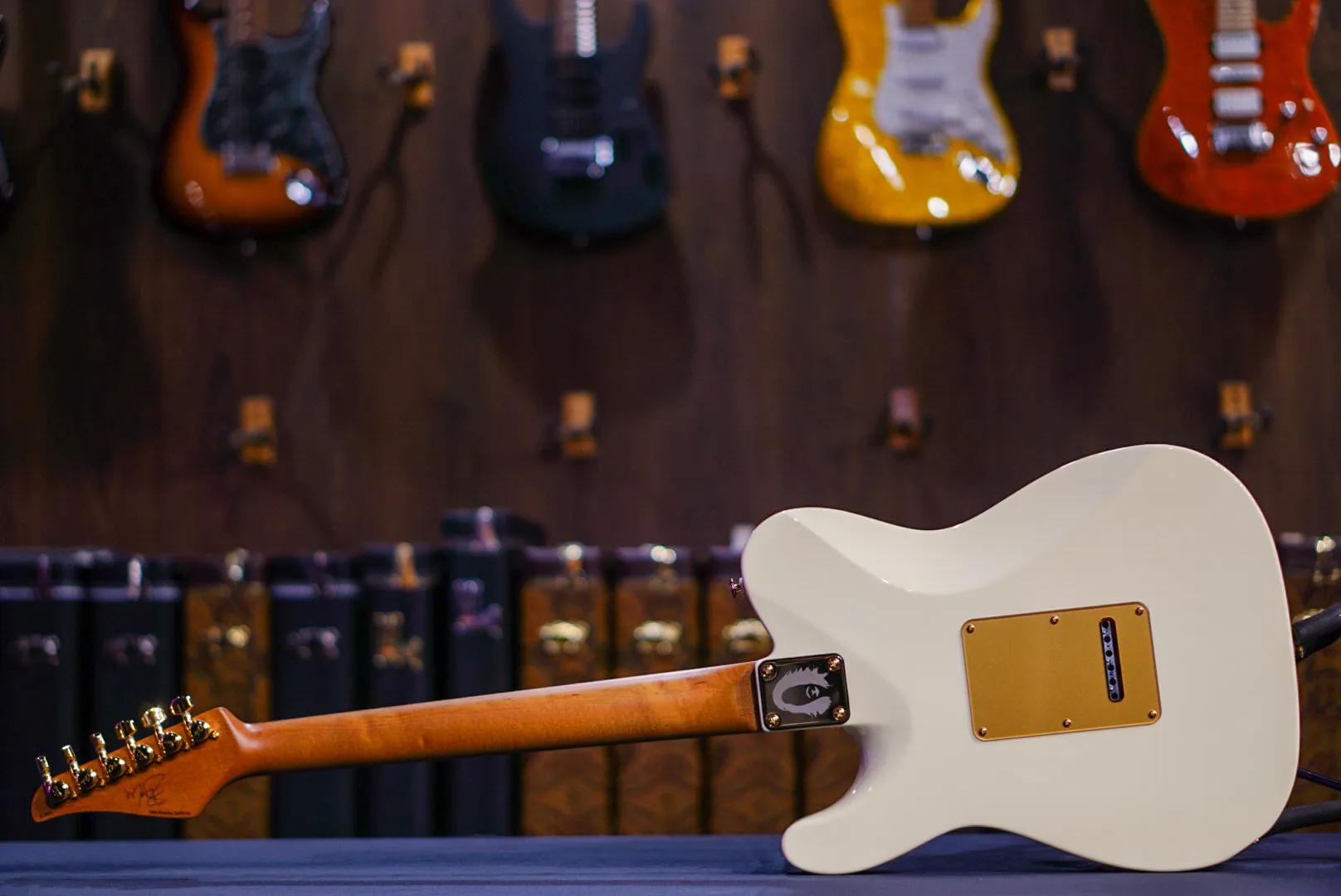 Suhr Mateus Asato Signature Classic T in ‘M.A.’ White   Lollar 81865