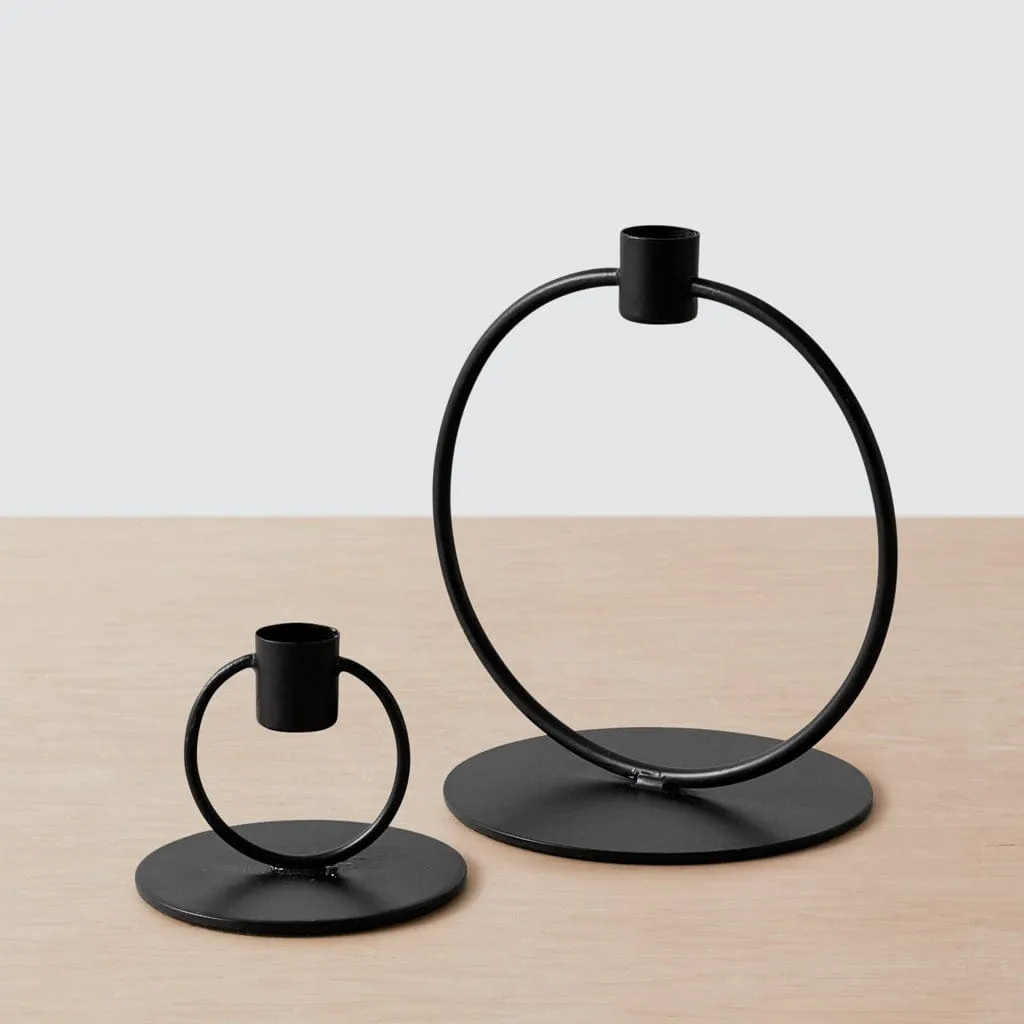 Sumita Iron Candle Holders - Set of 2