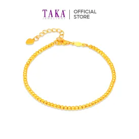 TAKA Jewellery 999 Pure Gold 5G Bracelet Bling Bling