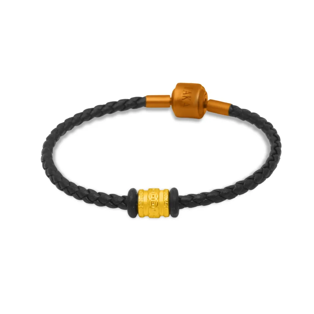TAKA Jewellery 999 Pure Gold Charm Barrel