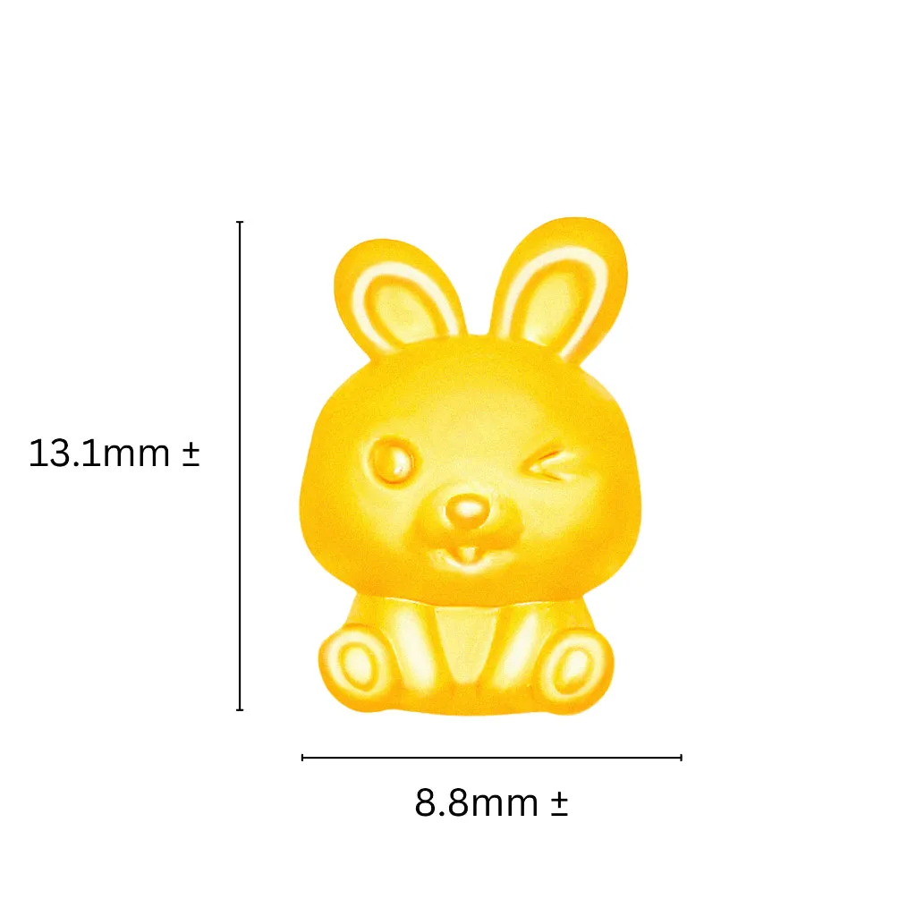 TAKA Jewellery 999 Pure Gold Charm Rabbit