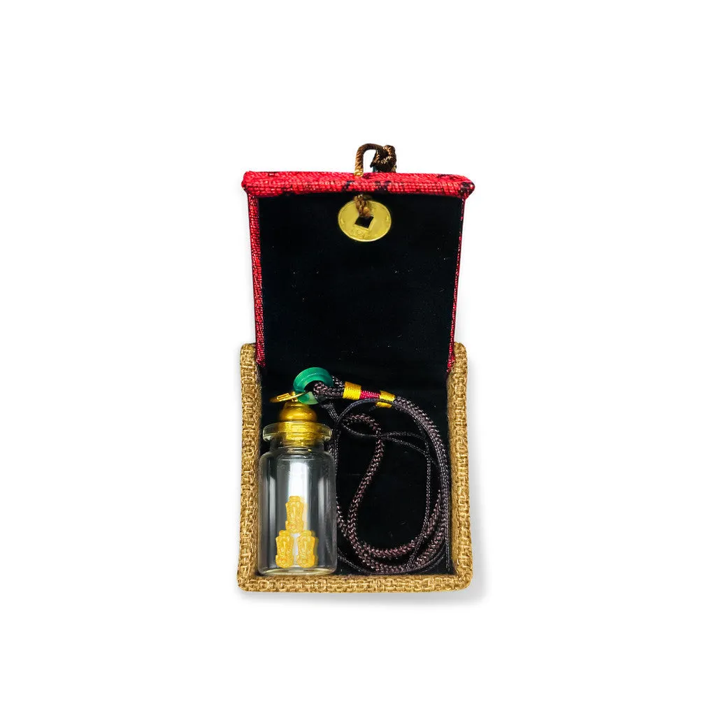 TAKA Jewellery 999 Pure Gold Mini Pixiu in Glass Bottle