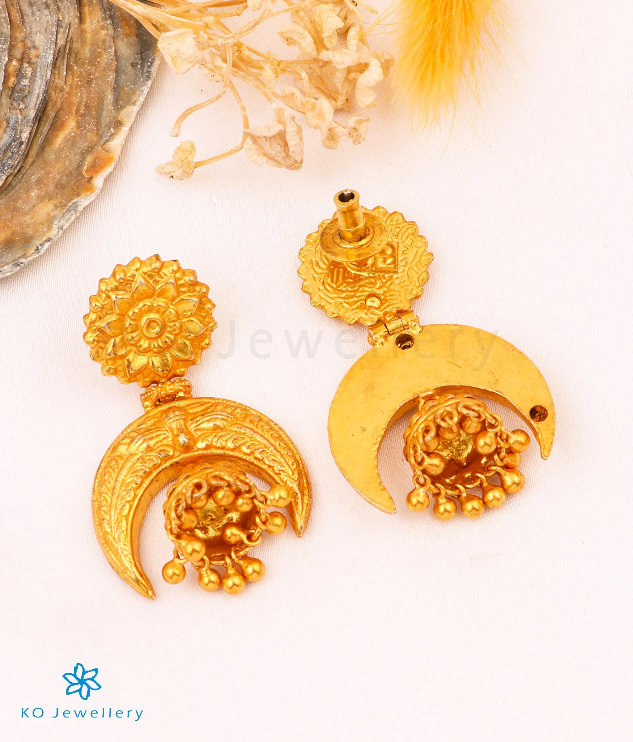 The Aadhira Silver Jhumka