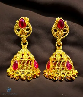 The Anika Silver Kemp Jhumka