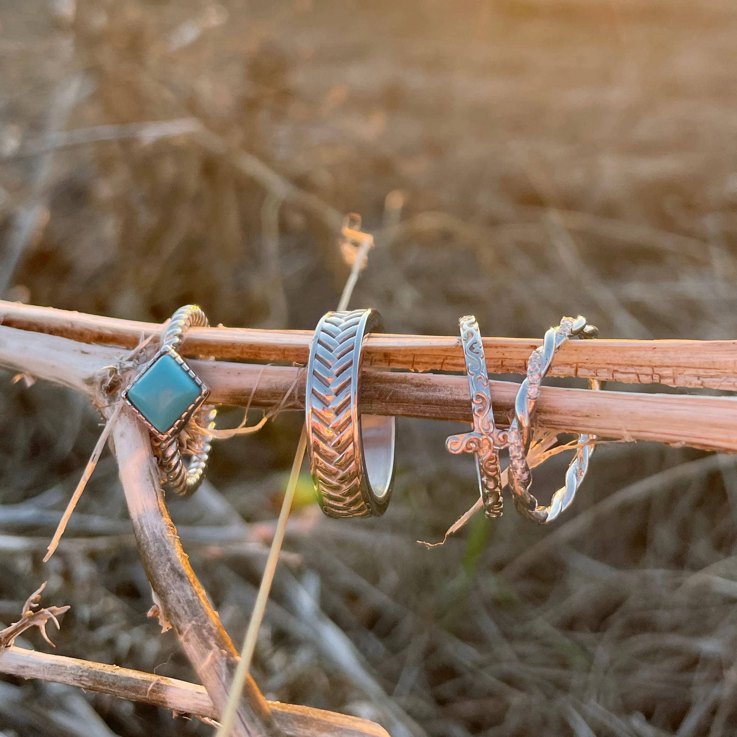 The CZ Braided Band