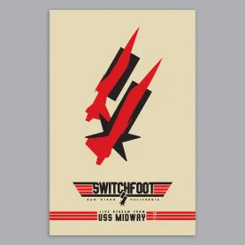 USS Midway Inverted Poster