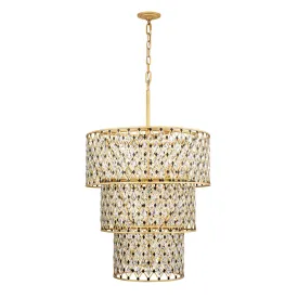 Windsor 345C13FGMB 13-Light Chandelier - French Gold/Matte Black